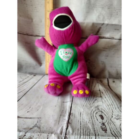 Barney The Dinosaur Plush Toy stuffed animal 9" Does Not Work - Picture 5 of 5